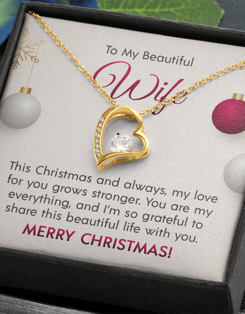 Load image into Gallery viewer, To My Beautiful Wife - Forever Love Necklace
