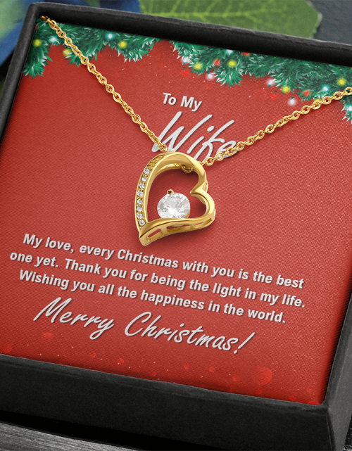 Load image into Gallery viewer, To My Wife For Christmas - Forever Love Necklace
