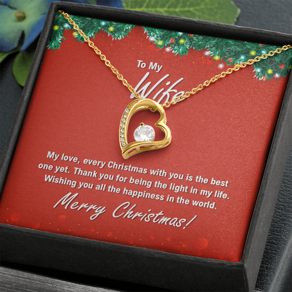To My Wife For Christmas - Forever Love Necklace