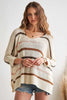 IVORY/MULTI STRIPE